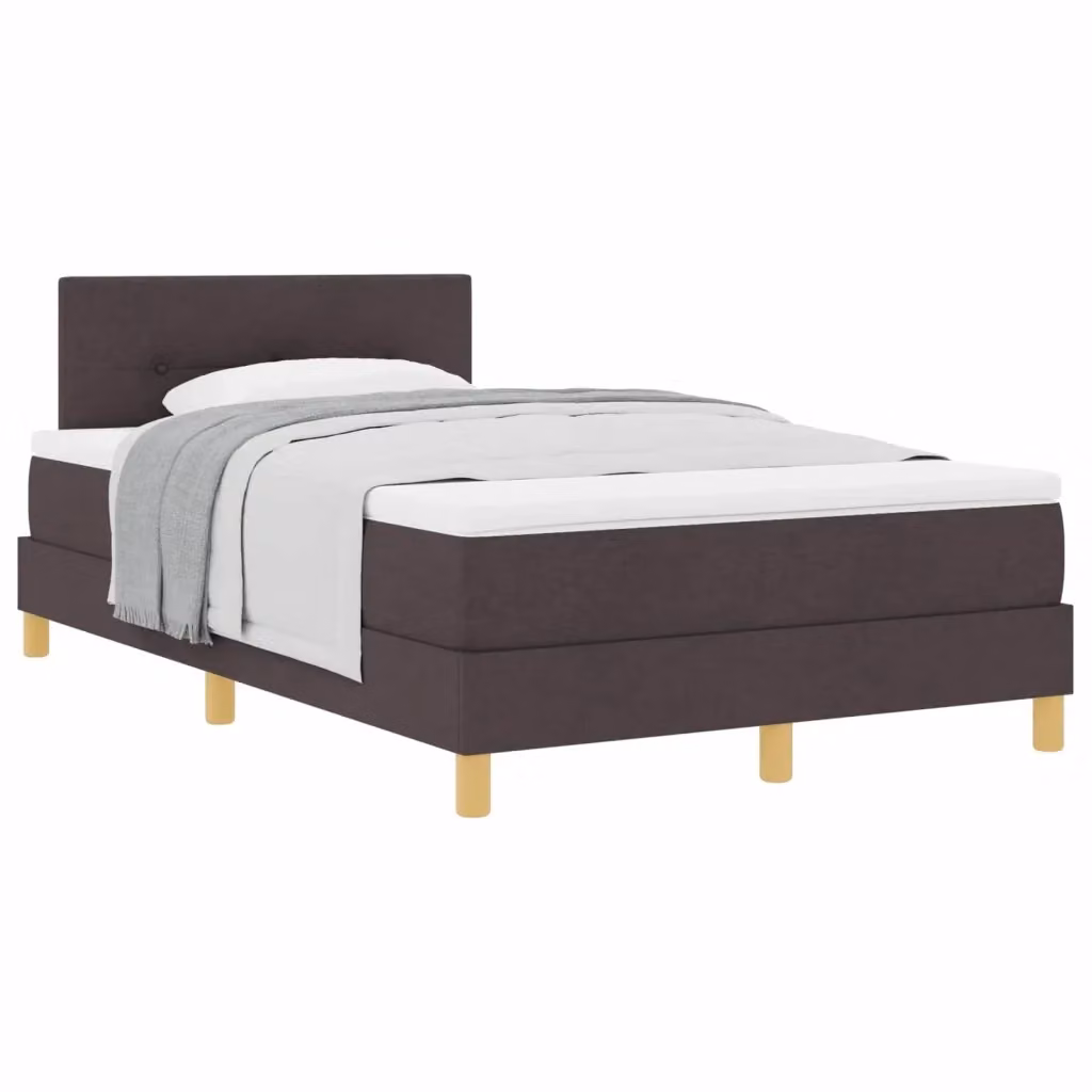 Letto ibrido con struttura imbottita vidaXL in marrone L: 120 cm, P: 200 cm, H: 280 cm – 2