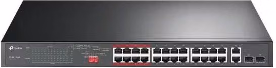 Switch di rete non gestito TP-Link TL-SL1226P Gigabit Ethernet con supporto Power over Ethernet (PoE) 1U grigio