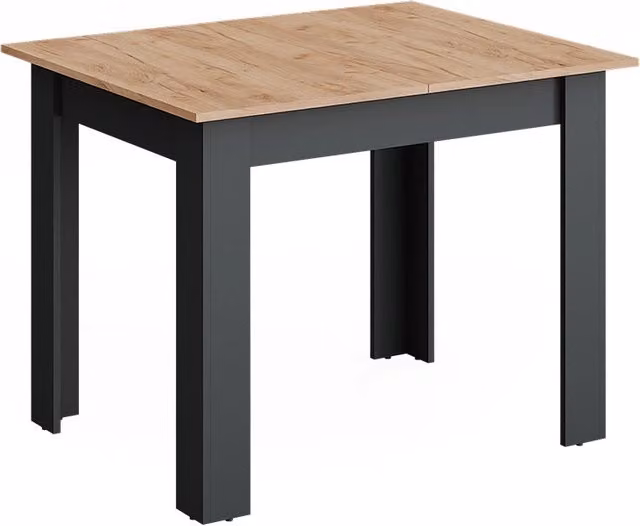 Tavolo da pranzo allungabile Repose Vicco colore Antracite e Rovere – 1