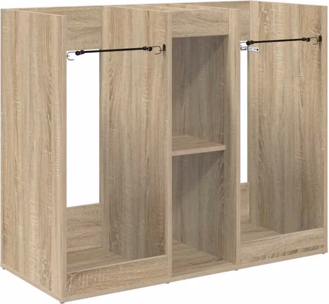 Armadio contenitore moderno grande spazio interno 102 x 45 x 85 cm in legno rovere sonoma 02_0055058
