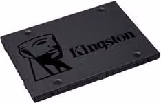 SSD interno Kingston A400 Series SATA da 2.5 pollici, 480 GB, Nero – 1