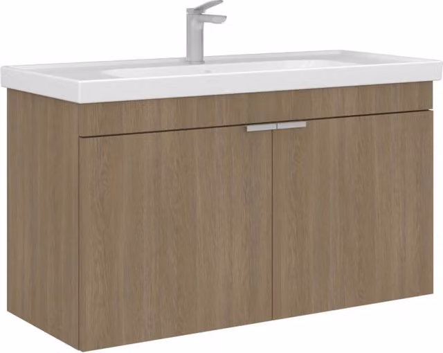 Mobile lavabo "Desna 100" - 100 x 45 x 58 cm - Rovere Sonomo