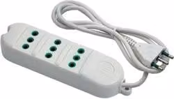 Multipresa da tavolo Fanton FIDO 3P 10A Bianco 41000