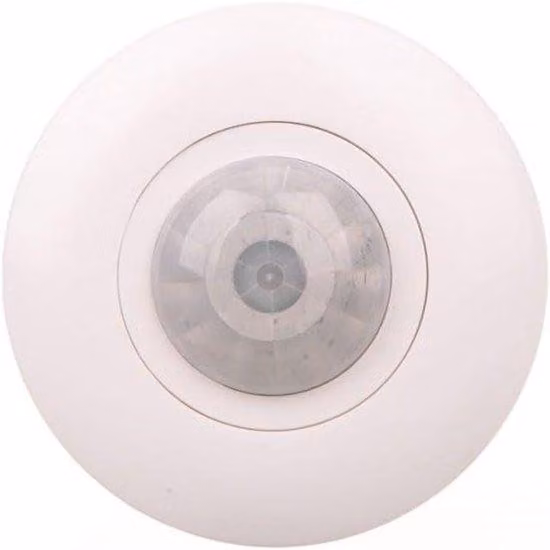Rilevatori di movimento automatici - Sensore PIR - Rilevamento a 360 gradi - 1200 Watt - Bianco
