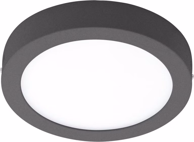 EGLO Lampada da parete/soffitto per esterni LED Agrolis-C 16,5 W Round Nero