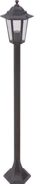 Lampioni da Giardino 6 pz E27 110 cm Alluminio Bronzo CFW8853682