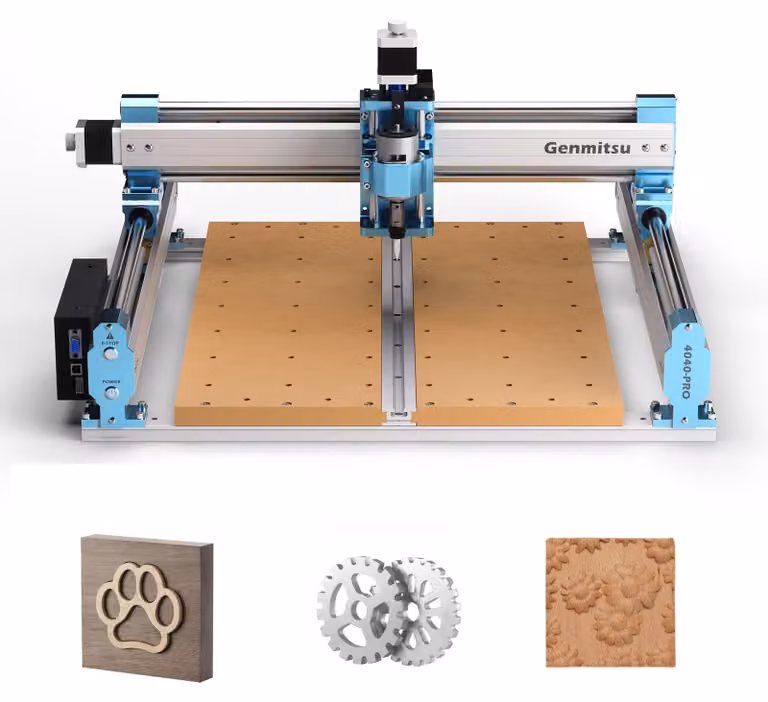 Fresatrice CNC 4040-PRO, area di lavoro 400x400x78 mm, compatibile con GRBL