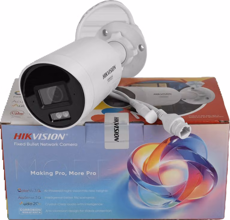Telecamera IP, risoluzione 8MP, tecnologia avanzata di illuminazione ibrida, modello DS-2CD2087G3-LI2UY, obiettivo da 2,8 mm