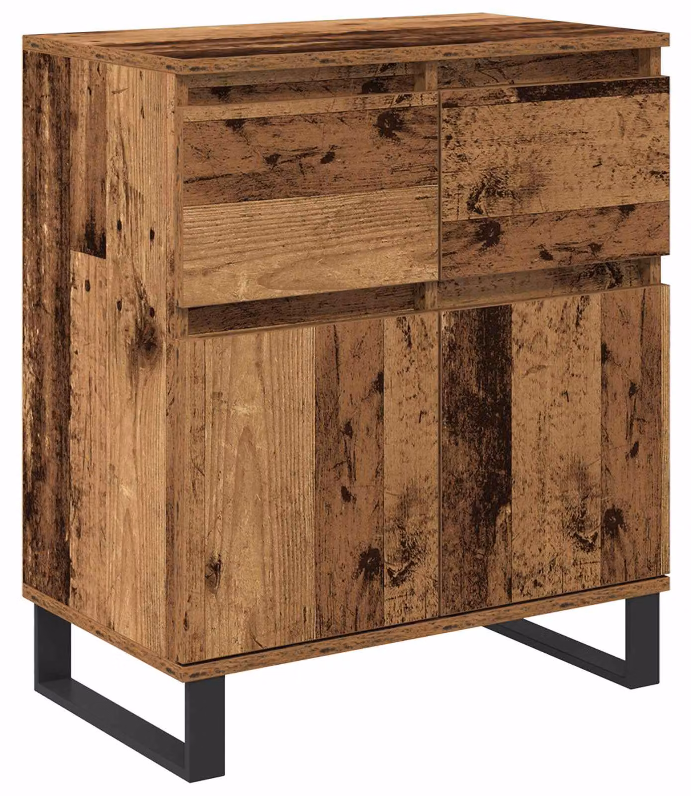 Credenza con cassetto Legno vecchio 60 x 35 x 70 cm