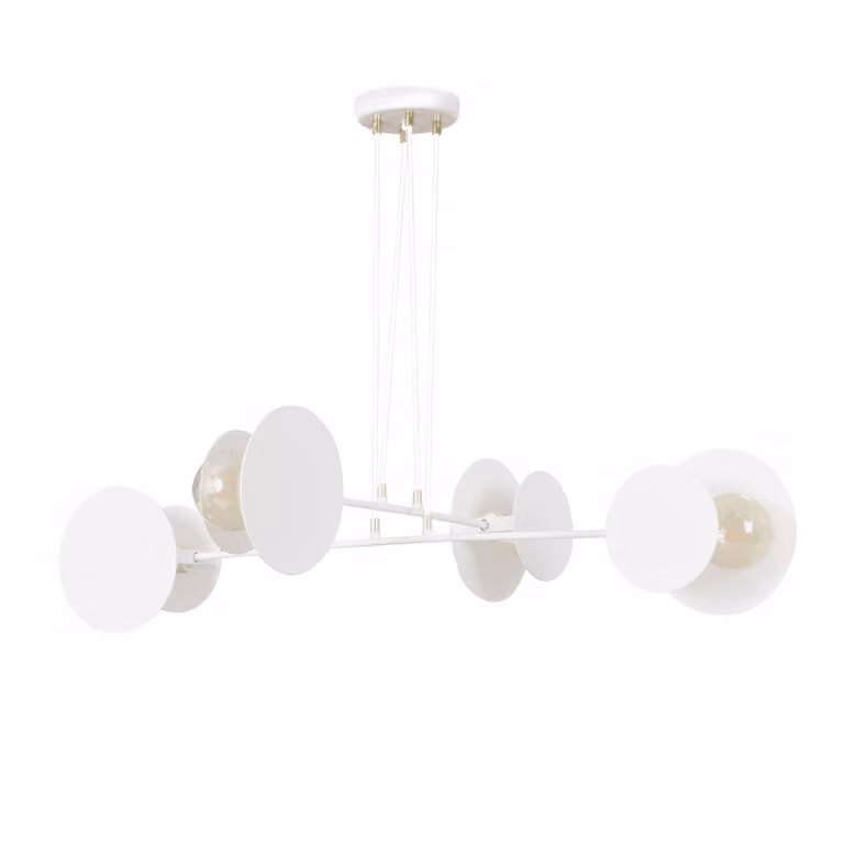 Lampadario Emibig 4xE27 40W IDEA 4 BIANCO 793/4