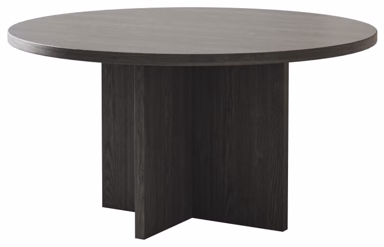 Selsey Ovo - Tavolino rotondo 76x76 cm in legno effetto frassino Portland