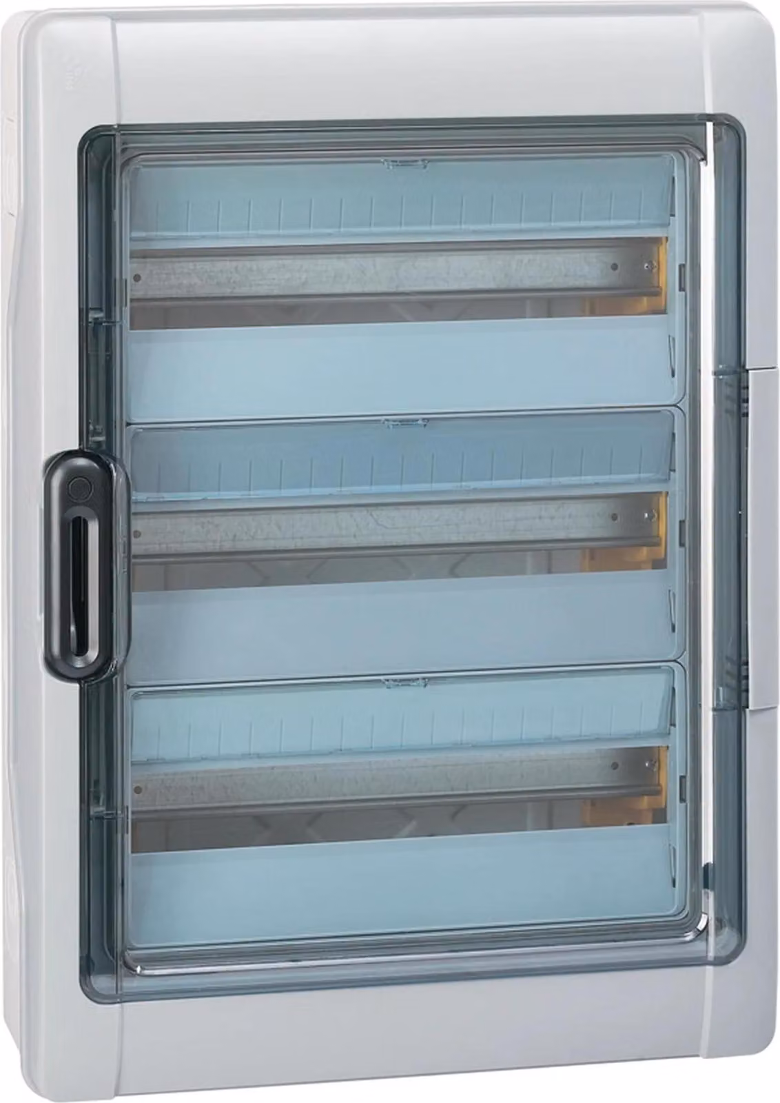 Distributore Legrand per ambienti umidi, a vista, IP65, 3 file, 54 moduli, 1 pz.