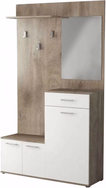 MOBILE PER ENTRATA SMERALDO ROVERE CHIARO E BIANCO