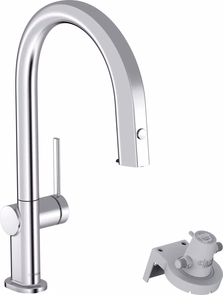 hansgrohe Aqittura M91 Mitigeur de cuisine, Filtersystem 210, relevable jusquà 76cm, 1jet, 76826000, 76826000