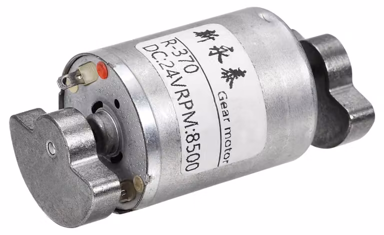 Motore a vibrazioni DC da 24 V, 5000 giri/min, con doppio albero e forte vibrazione