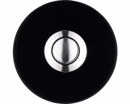 Grothe GRO64197 Pulsante per campanello Piccolo Cerchio nero