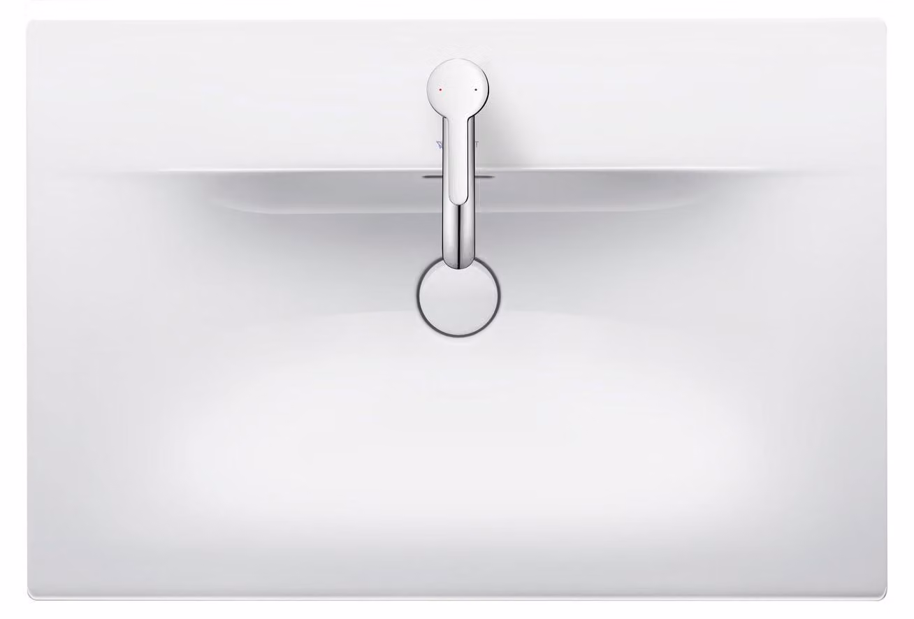 Duravit Meuble lave-mains Viu 234473, 730 mm, avec trop-plein, avec table de robinetterie, 1 trou de robinet, 23447300001, 23447300001