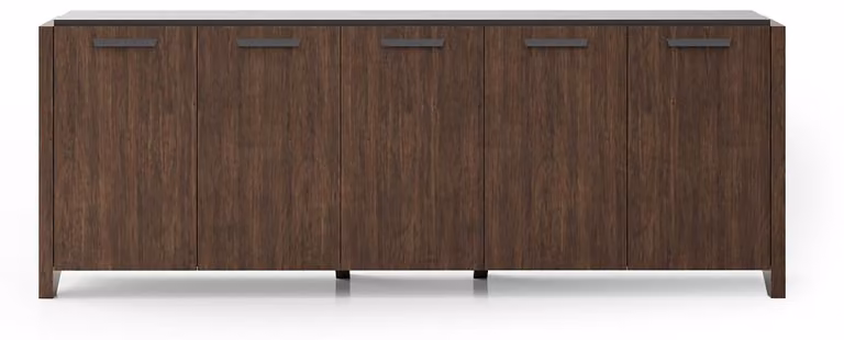Elegante consolle in legno marrone Credenza di design Mobili moderni