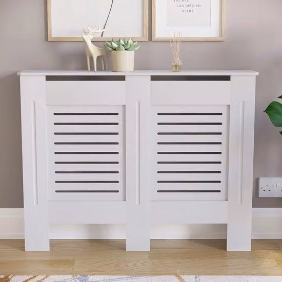 Decorazione radiatore in MDF bianco - Ideale per ogni stanza