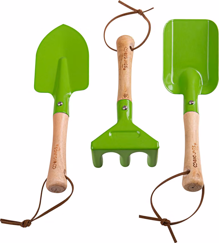 Bigjigs Toys Attrezzi manuali per il giardino