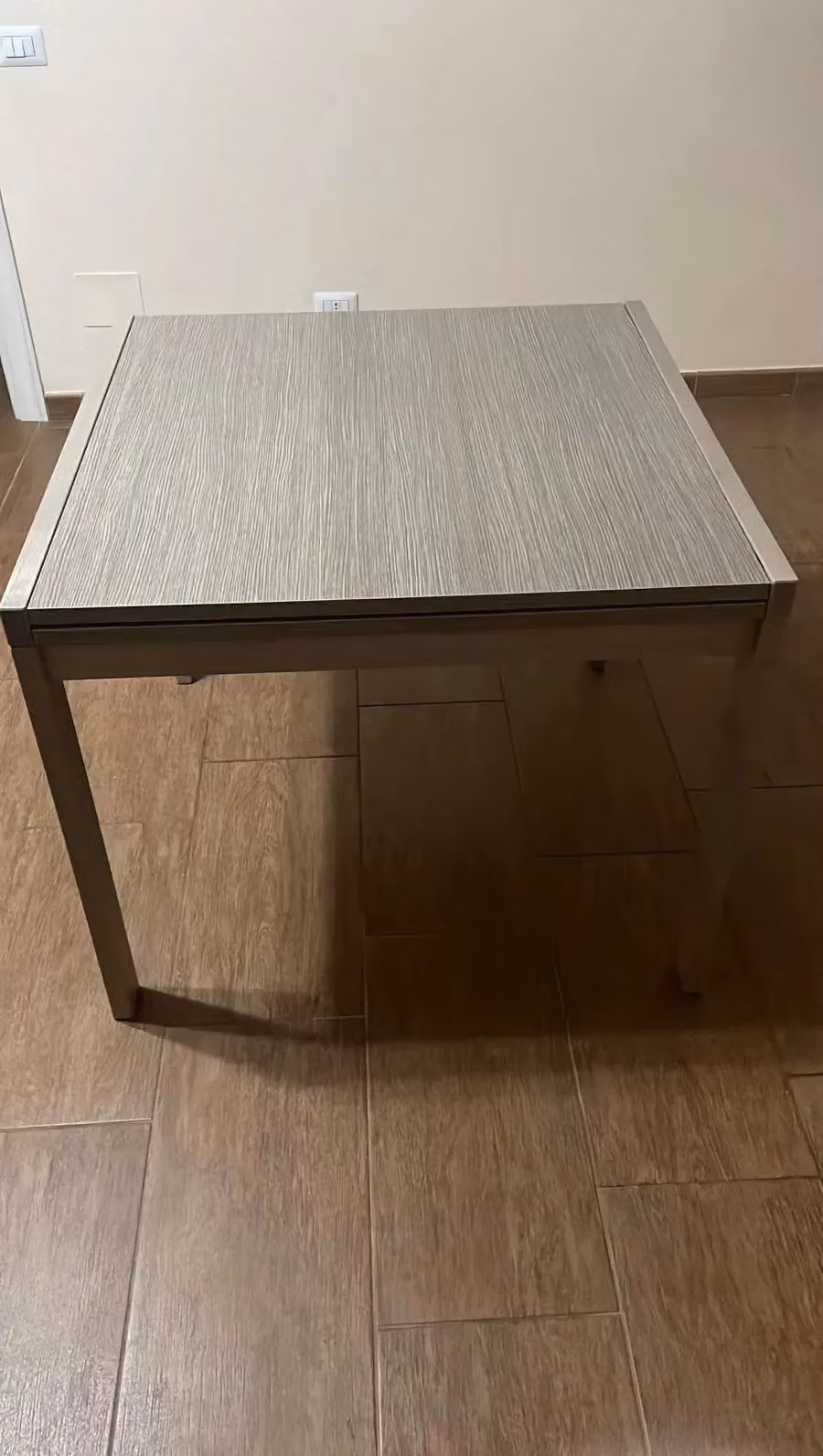 Tavolo allungabile quadrato moderno beige Mobili 2G L/P/H: 90 x 90 x 75 cm – 2