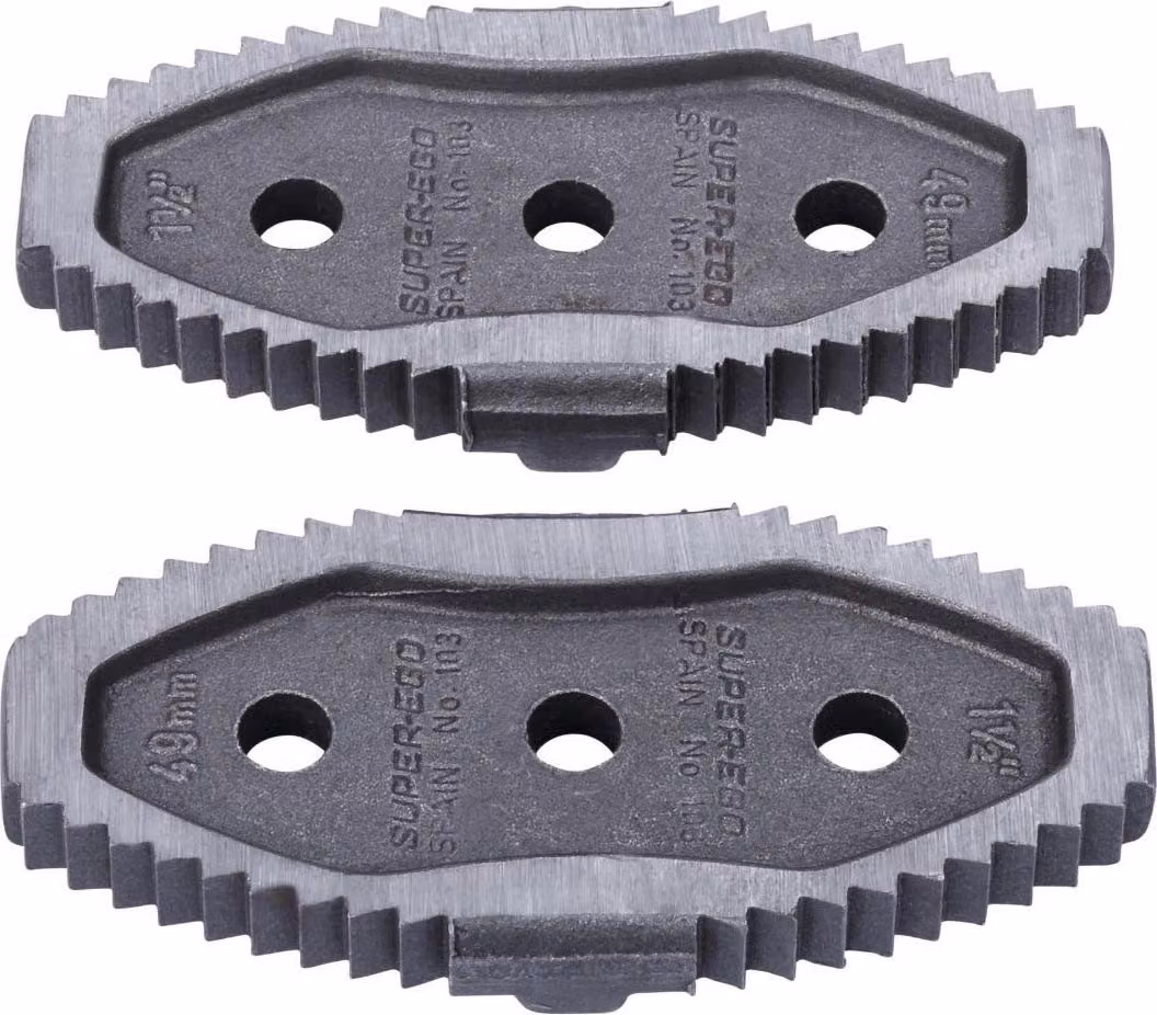 Ganasce Rothenberger per centri per tubi a catena PESANTE D., 1.1/2"