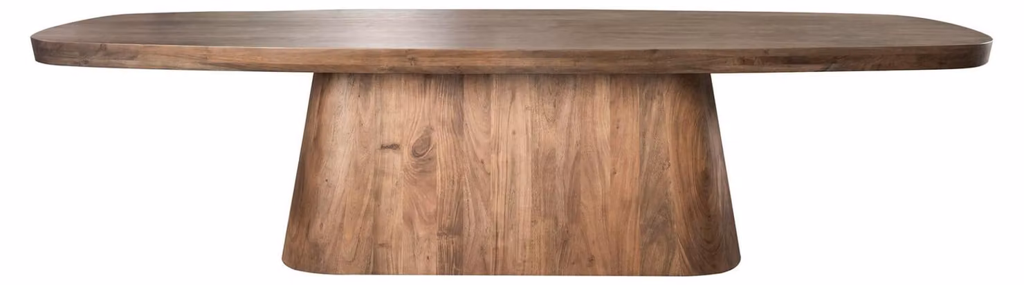 Tavolo da pranzo FURNLUX Arcadia in acacia 300 cm / Colore principale: marrone / Dimensioni: 300 x 77 x 120 cm