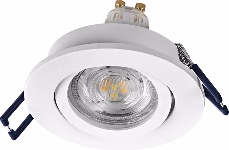 OSRAM Smart Matter LED Spot GU10 RGBW flessibile bianco, 4,7 W Smart Home, alluminio, controllo tramite app, cambio colore