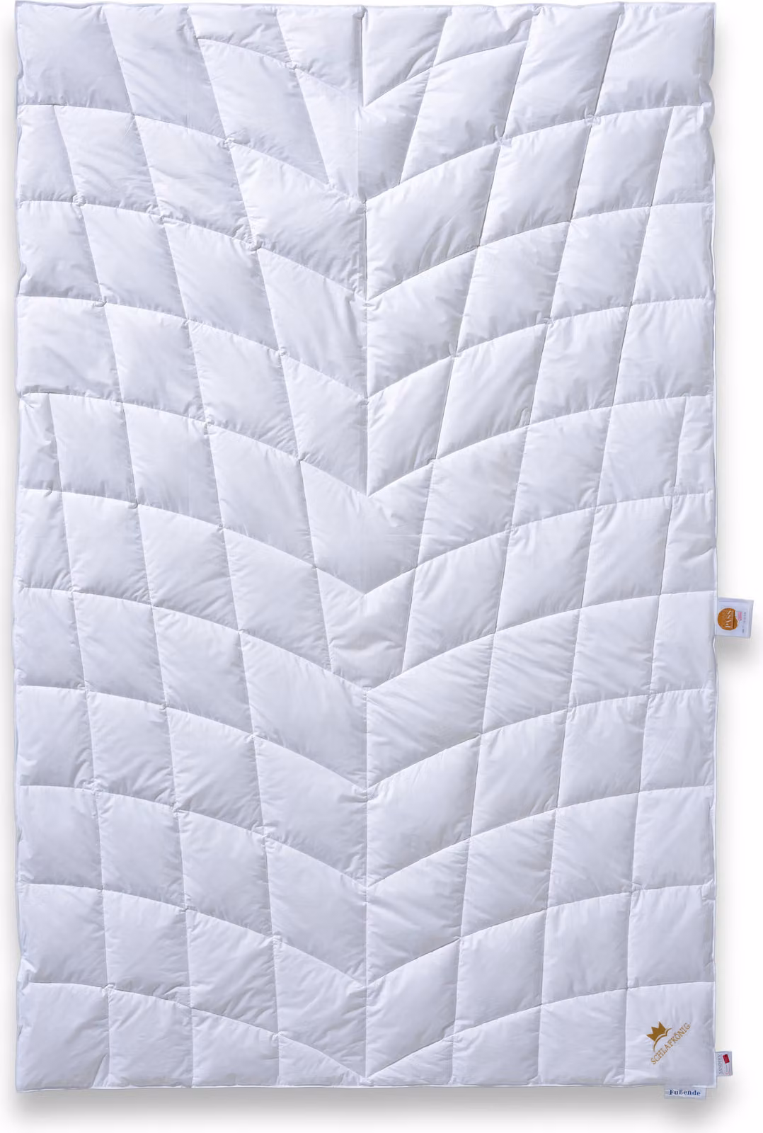 Piumino estivo 155x220 di SCHLAFKÖNIG con trapuntatura a zone - piumino avvolgente - leggero ed estivo