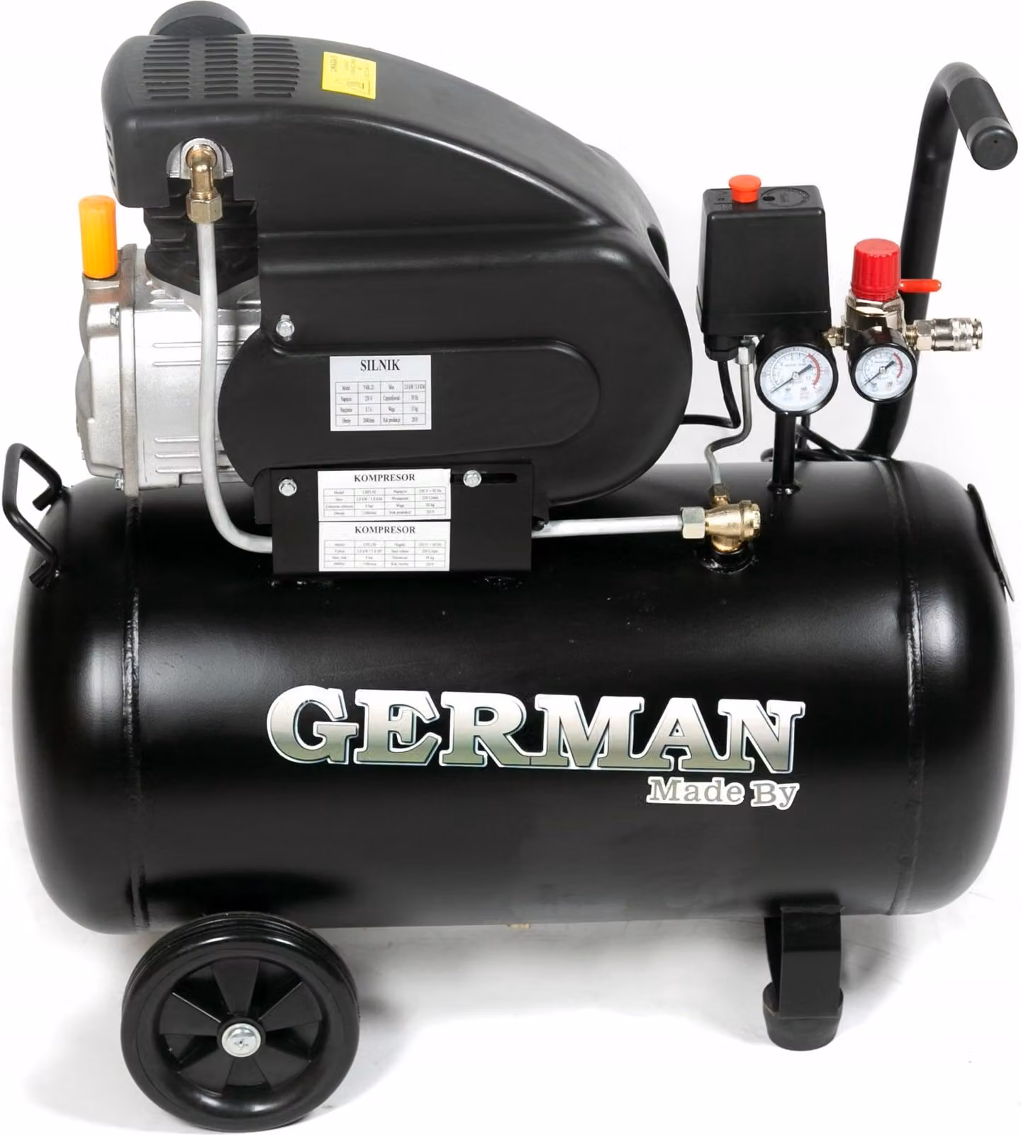 Compressore GERMAN 50 L 8 bar 220 l/min + inversione di rotazione
