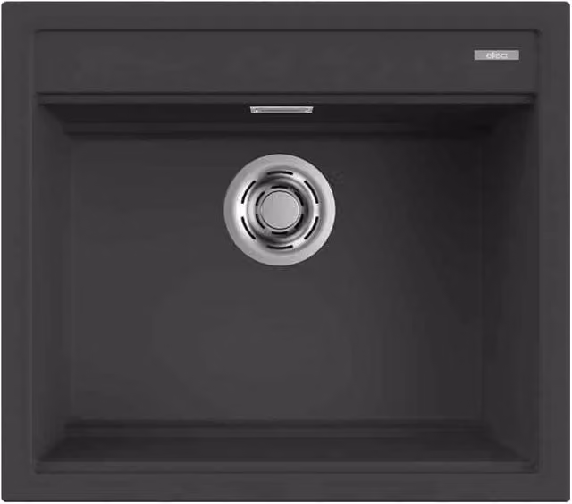 Lavello Elleci Incasso 1 vasca 57x51 Best 105 Granitek Antracite LGB10559