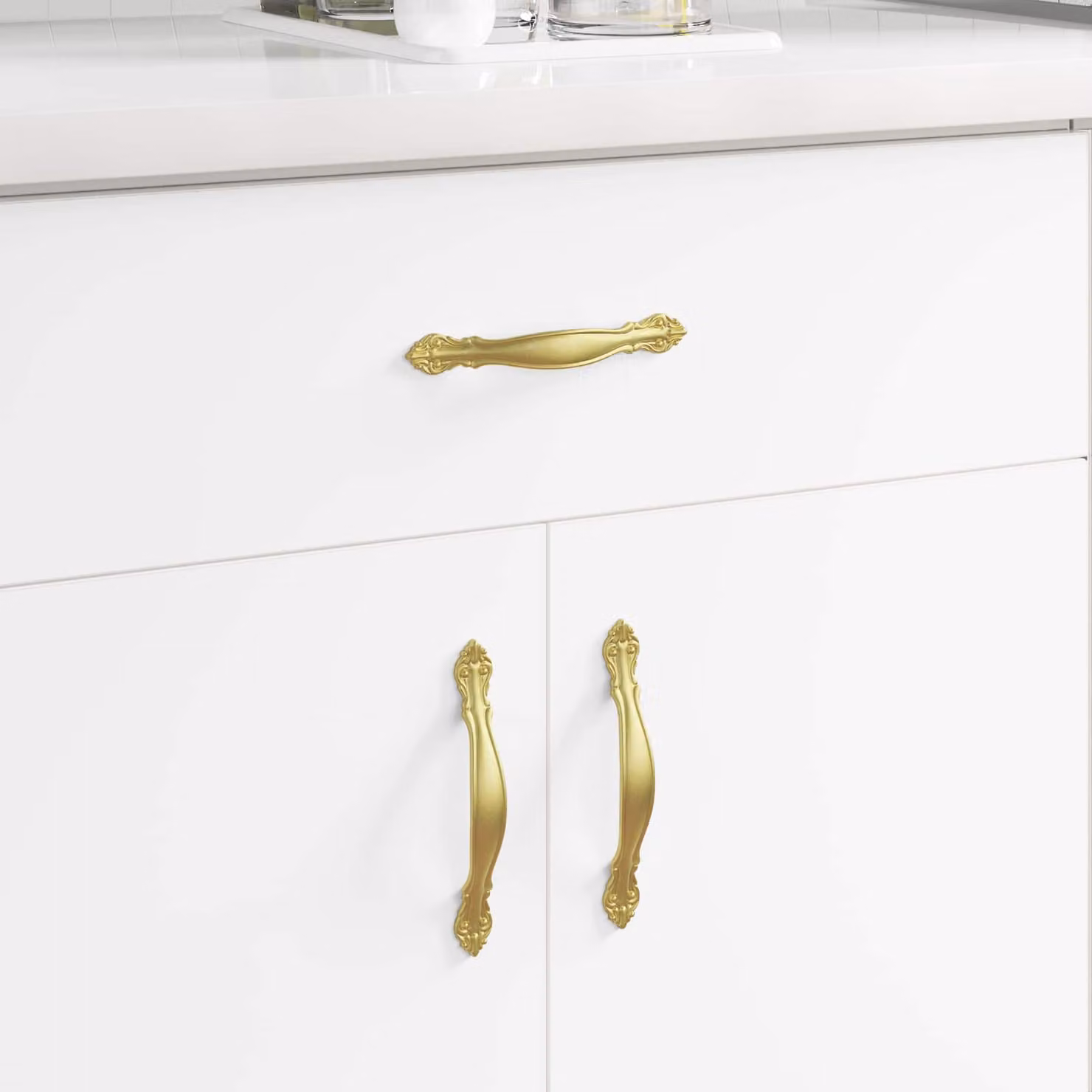 vidaXL Maniglia a Arco in Lega di Zinco Lucida, Colore Oro
