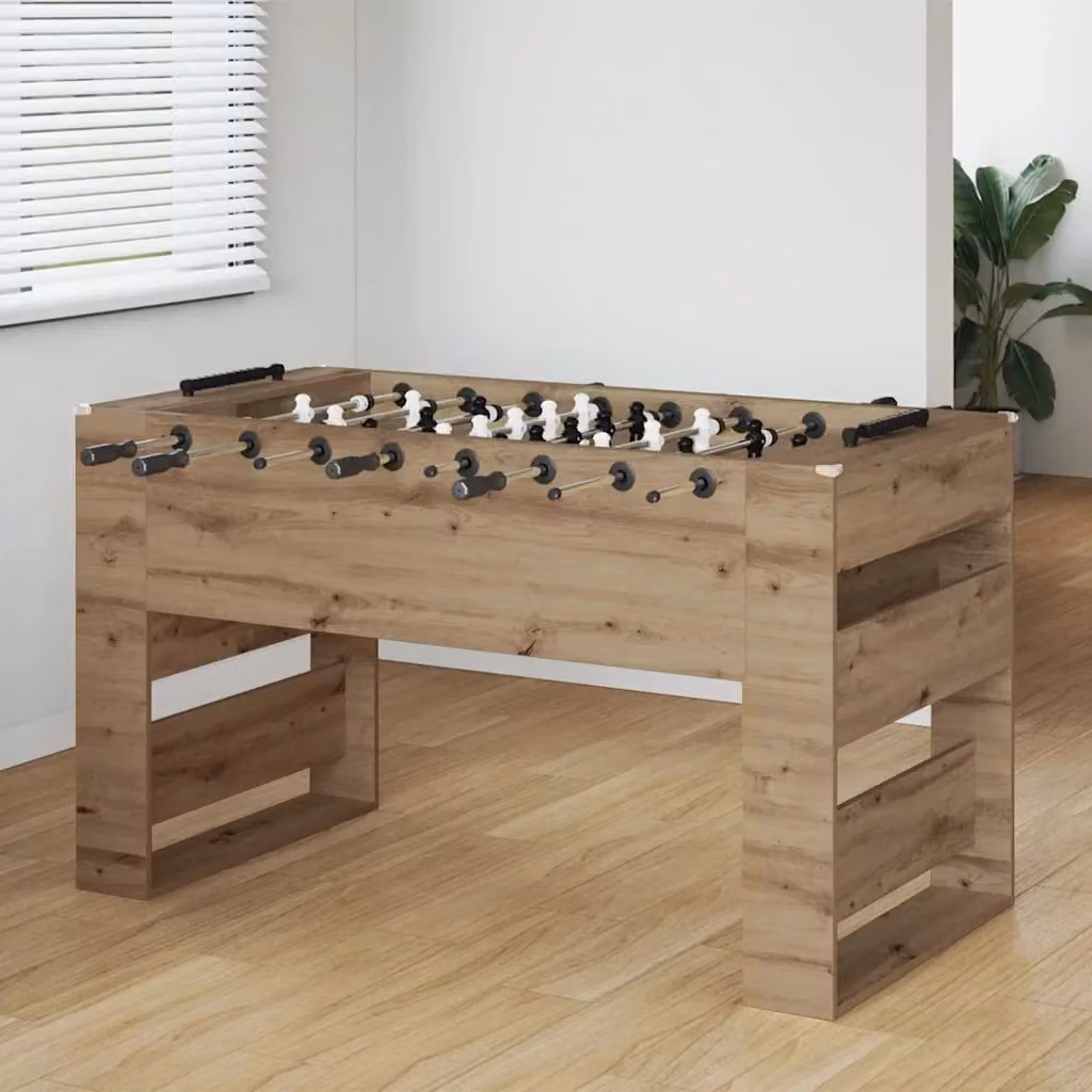 Tavolo da Foosball Rovere Artigianale Marrone L: 146,5 cm, P: 74 cm, H: 85 cm – 2
