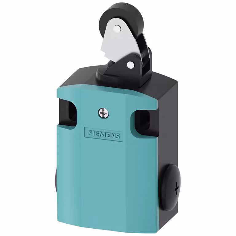 Interruttore di posizione Siemens, corpo in metallo, larghezza 56 mm, contatti a scorrimento 2S/1Ö, codice 3SE51220PE01