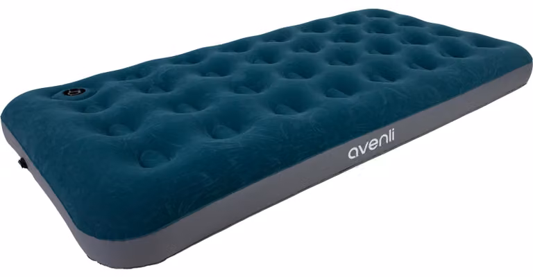 Materasso gonfiabile Avenli da campeggio CloudCoil verde con pompa a pedale incorporata 191x99x22cm