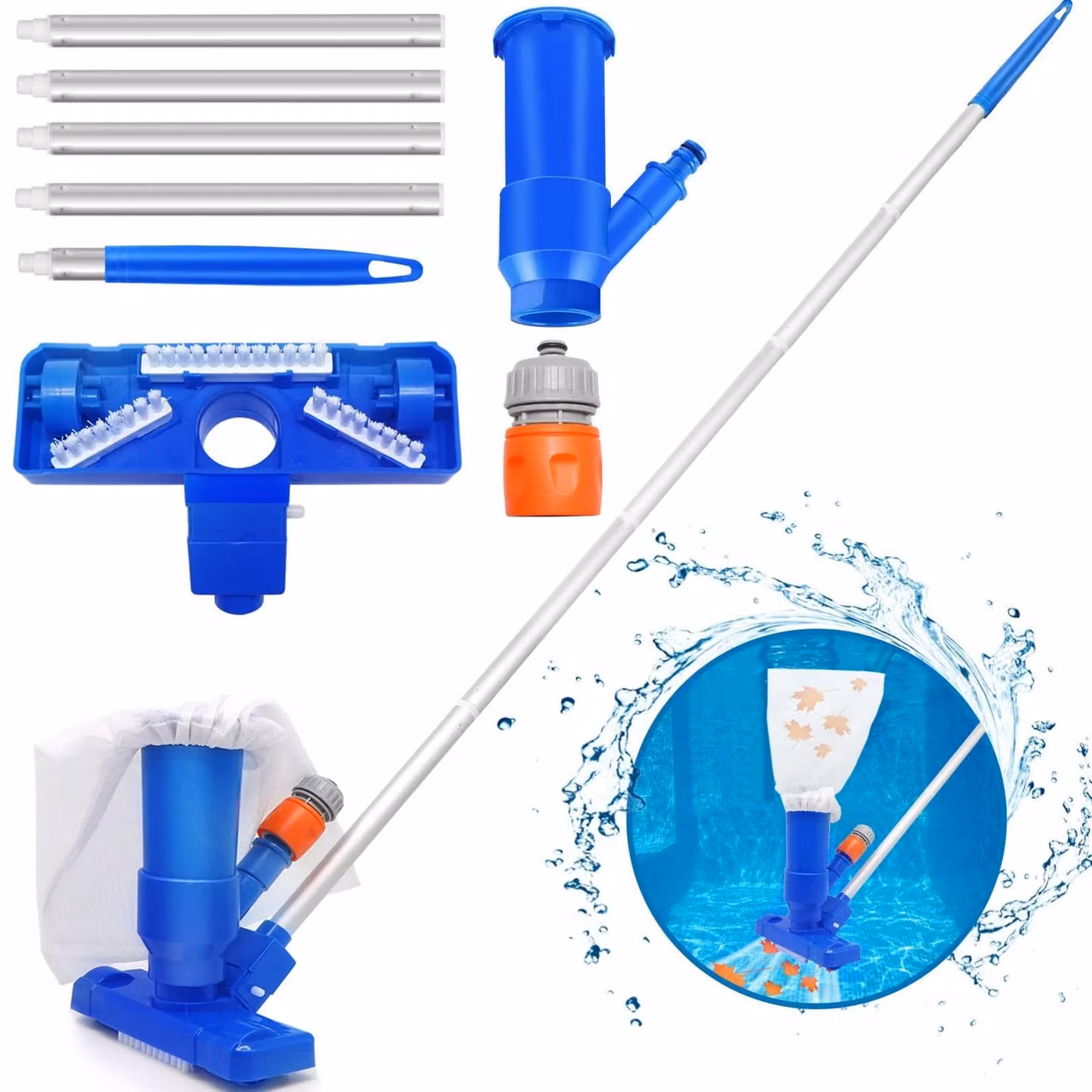 Solidchoice - Aspirapolvere portatile per piscine, ideale per la pulizia efficace di aree specifiche