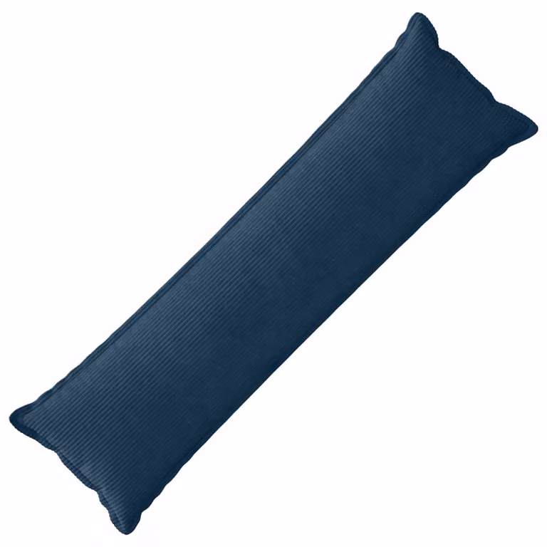 Federa HOUTEN vidaXL in velluto a coste blu navy, L 145 cm x P 40 cm