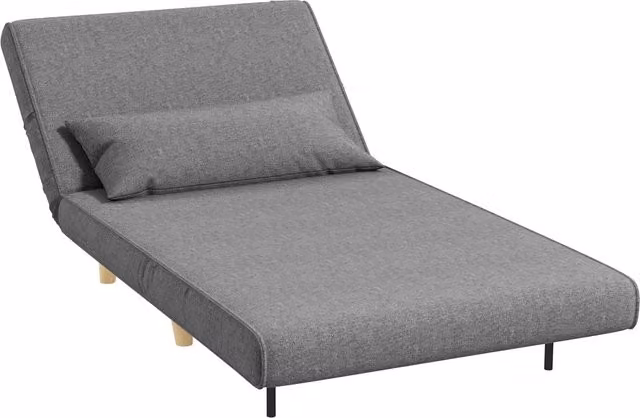 Poltrona letto 1 posto ¨C zephmum ¨C grigio 94x78x80 cm