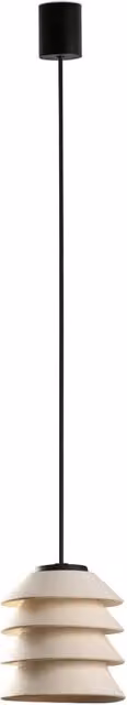 TOBA Lampadario con rosone beige