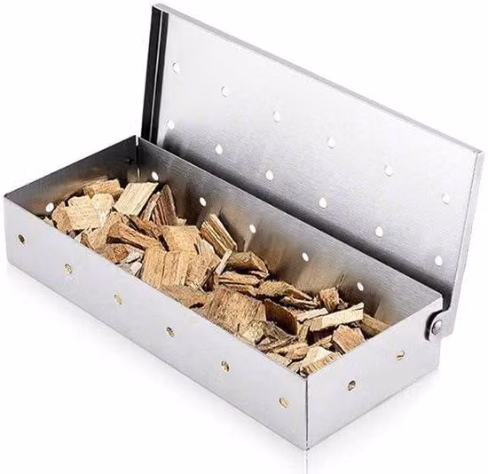 Smoke box per barbecue - Sapore di fumo - Acciaio inox