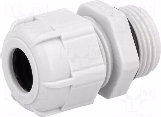5 raccordi per cavi M20, grado di protezione IP68, materiale: grigio, conforme alla norma UL94V-2, sezione nominale 1,5
