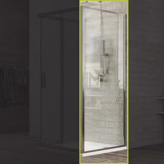 Lato fisso per box doccia corner cristallo temprato *** misure 87-89xh195 cm stampato, confezione 1