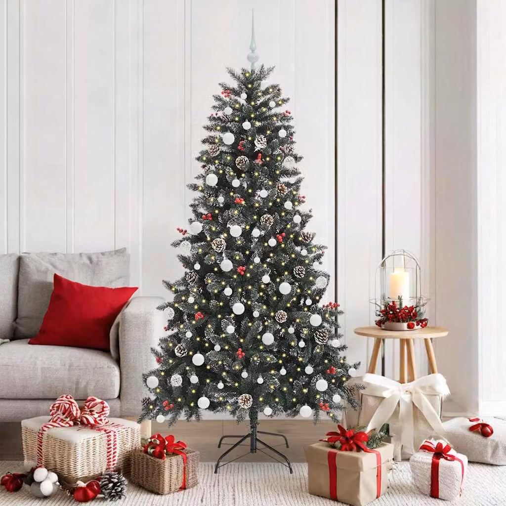 Maison Exclusive - Albero di Natale artificiale verde 180 cm PVC, plastica e acciaio