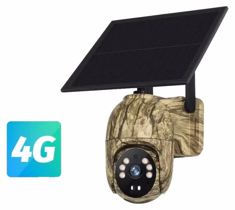 Fotocamera per la fauna selvatica, alimentazione solare, connettività wireless, 4 MP, 4G, senza scheda