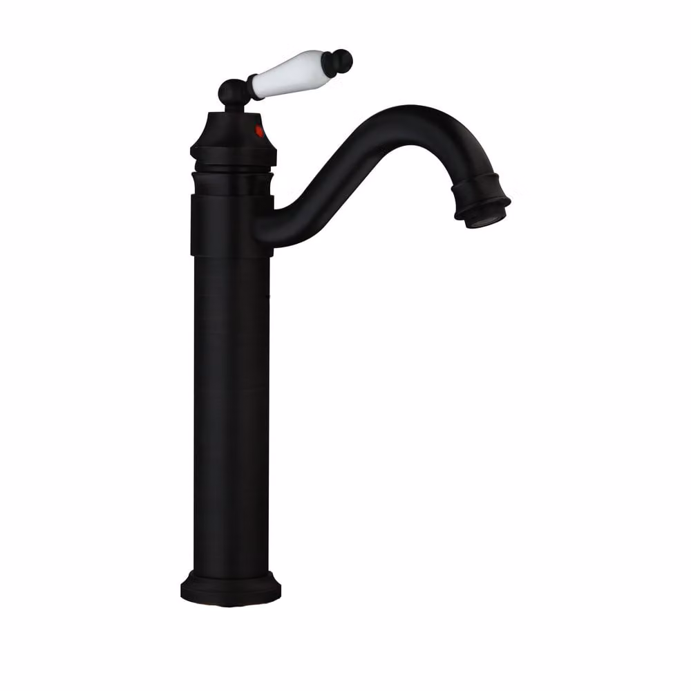 Miscelatore per lavabo in stile retrò NERO