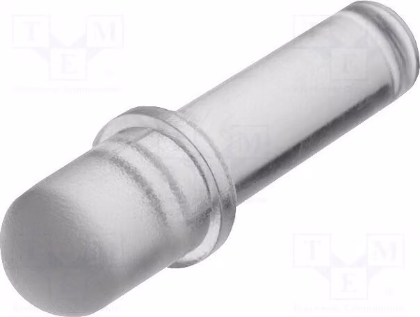 1 fibra ottica circolare, dritta, per LED, modello PLP5-500, per tecnologia LED, diametro 5 mm