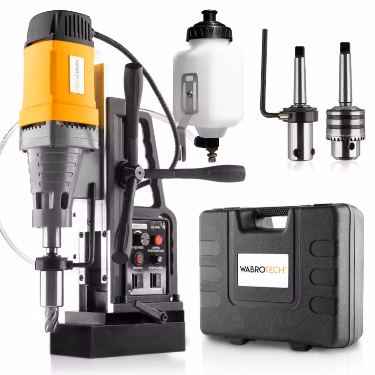 Trapano a magnete da 2080 W - Mandrino da 60 mm - Per metallo - Elettrico con cavo