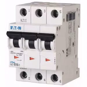 Interruttore differenziale Eaton, 10 A, 3 poli, caratteristica: B 240879