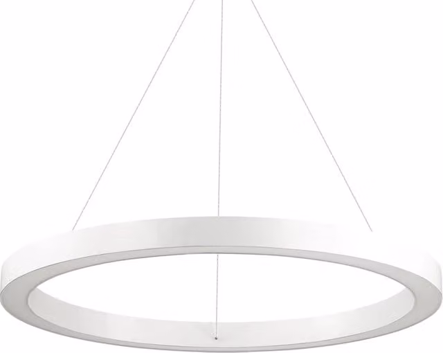Sospensione Moderna Oracle Alluminio-Materie Plastiche Bianco Led 35W 3000K