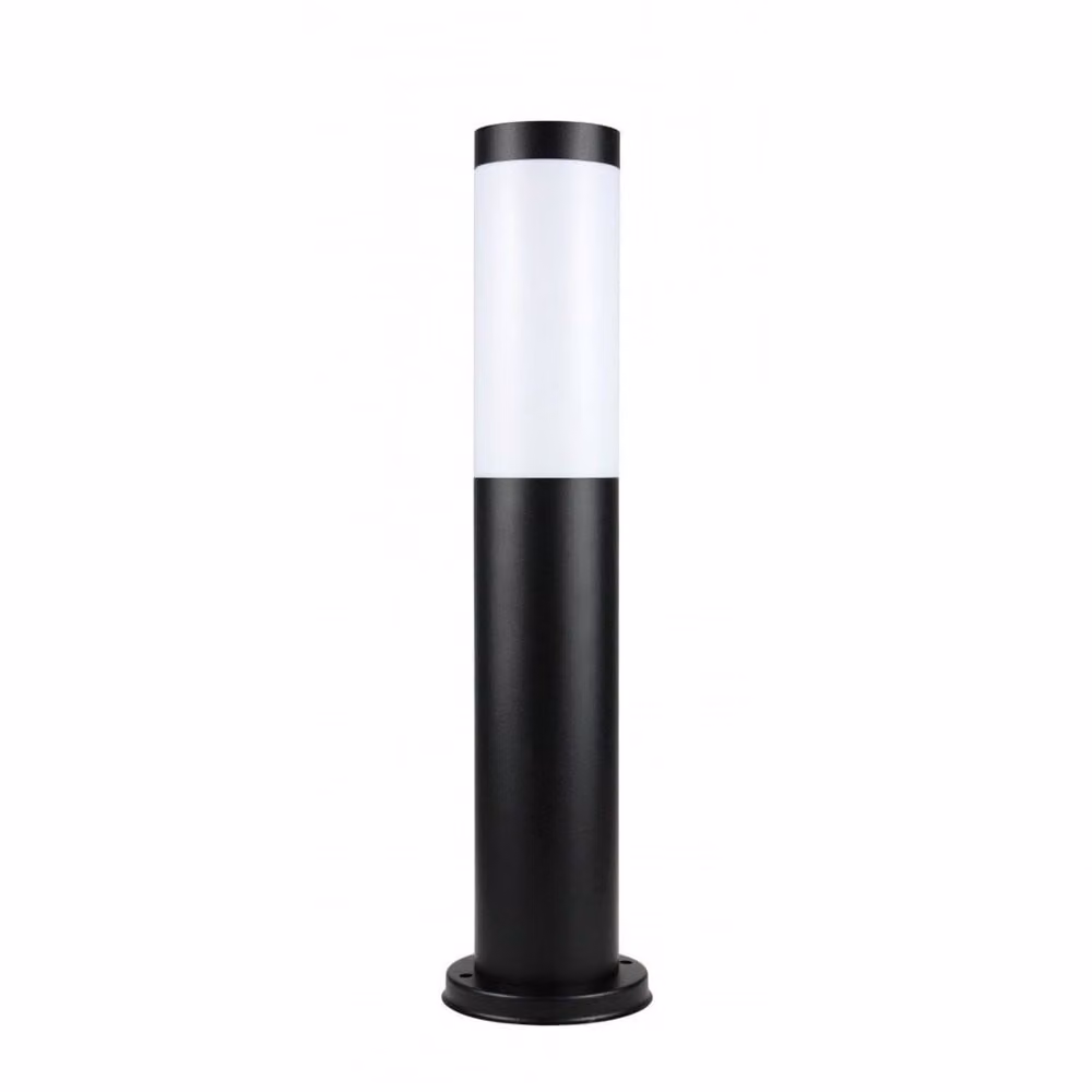Palo da giardino per esterni 45 cm 1xE27 nero IP44 SU-MA Inox ST 022-450 BL